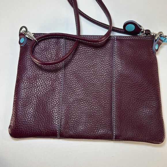 Gabs Bag Beyonce M Crossbody Bag Red Maroon Leather Purse - Picture 5 of 11